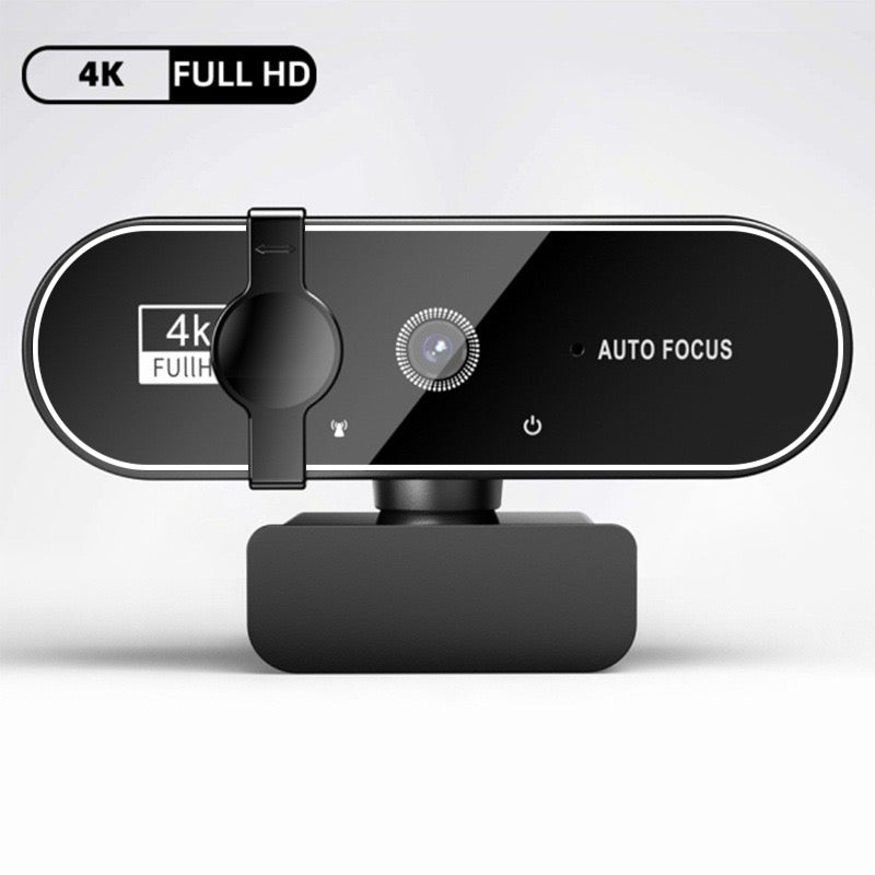 Atzeste Webcam 4K HD USB Autofocus PC Webcam with Mics for Xbox Ps5 Laptop Computer Gaming Webcam
