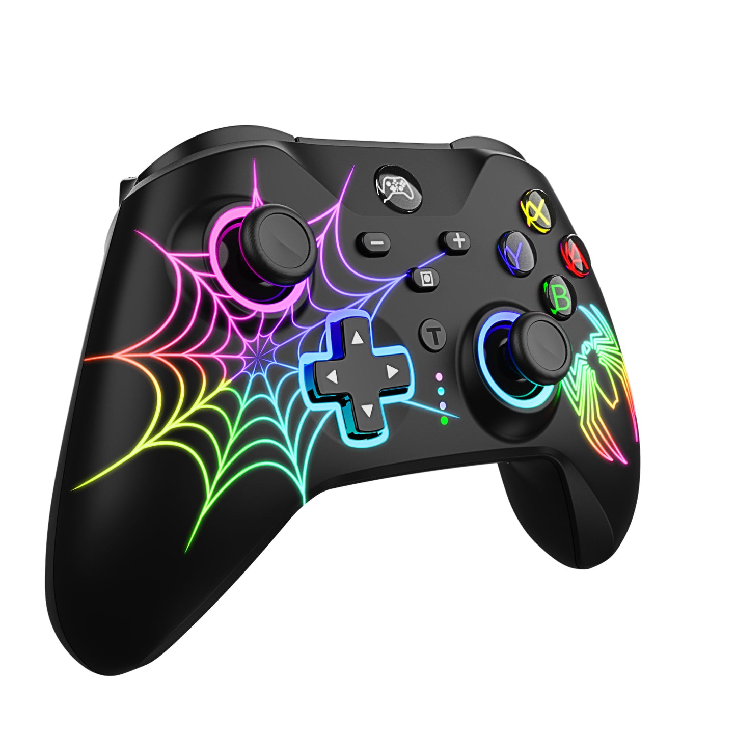 Wireless for Switch Controller, RGB Backlight, Turbo, Motion Control, Dual Vibration, Programmable Back Buttons, Spider