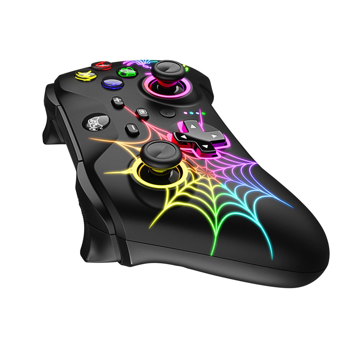Wireless for Switch Controller, RGB Backlight, Turbo, Motion Control, Dual Vibration, Programmable Back Buttons, Spider