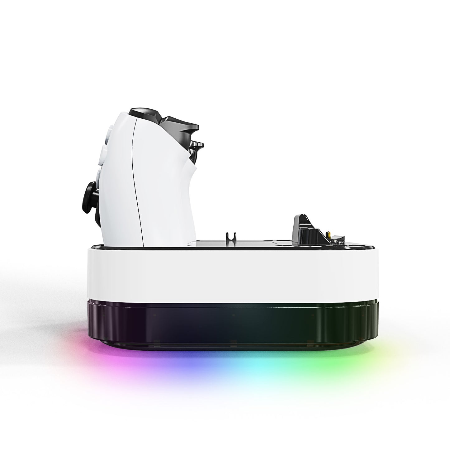 Dual Charging Dock for P5 Slim Controllers with RGB Lighting – Compatible with P5 Console, Blind Insertion, LED Indicator, Type-C Cable Included