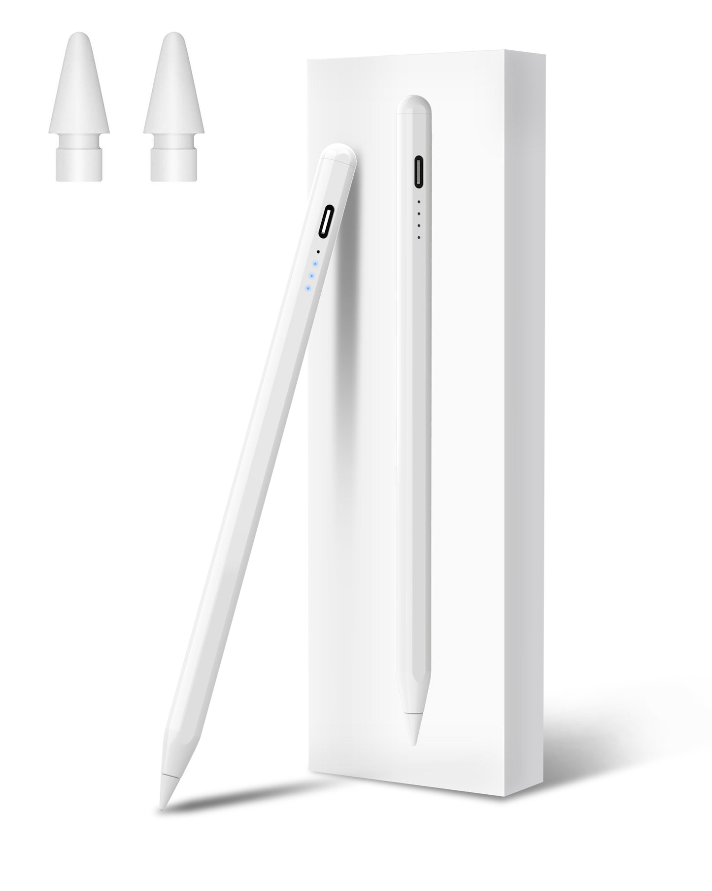 Atzeste Stylus Pen for iPad 2018-2024, Fast Charge iPad Pencil for iPad Air 3/4/5/M2, iPad Pro 11"/12.9"/M4, iPad Mini 5/6, iPad 6/7/8/9/10 with Palm Rejection, Tilt Sensitivity