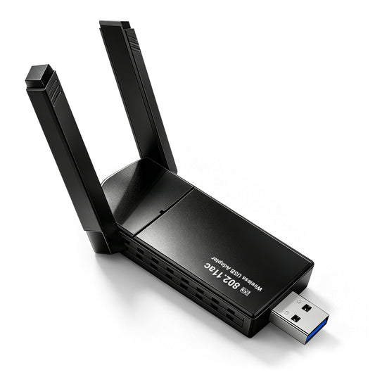 Atzeste AC1300 USB WiFi Adapter for PC, 1300Mbps Dual 5Dbi Antennas 5G/2.4G Wireless Network Adapter, MU-MIMO WiFi Dongle, for Desktop PC Laptop Windows 11/10/8.1/7/XP