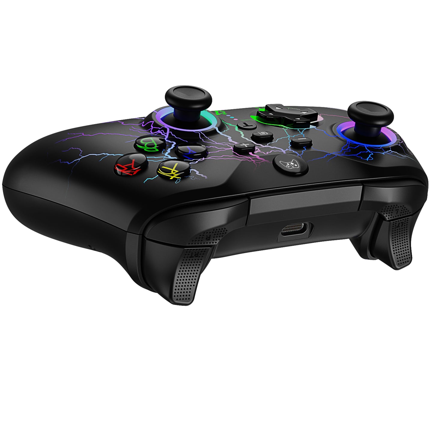 Wireless Switch Controller, RGB Backlight, Turbo, Motion Control, Dual Vibration, Programmable Back Buttons, Lightning