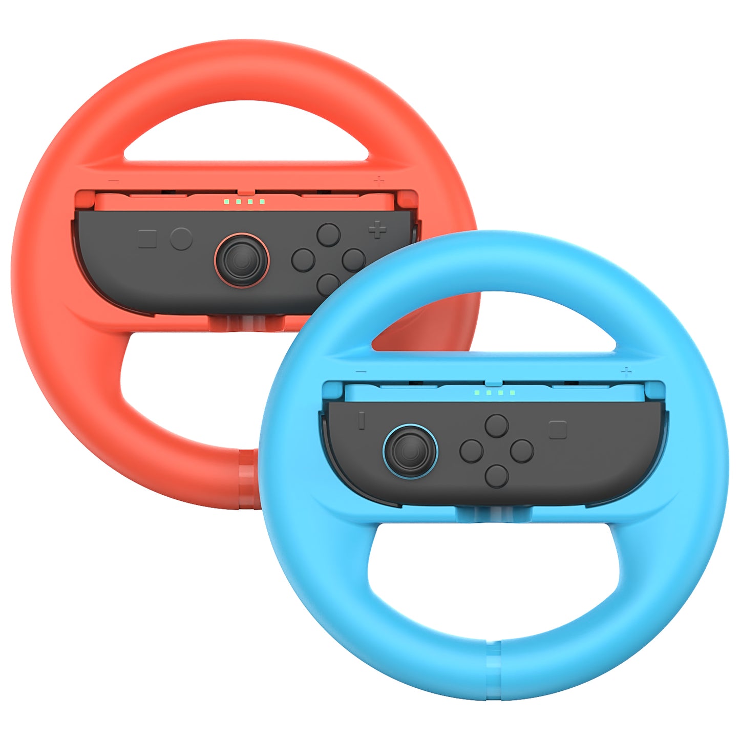 2-Pack Racing Wheel for Switch 2 Joy-Con – Compatible with Switch 2, ABS Material, Black Steering Wheel Grips for Motion Racing Games
